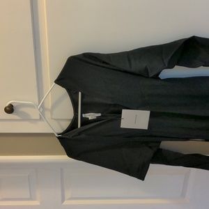 Dolman Sleeve Keyhole Midi Dress